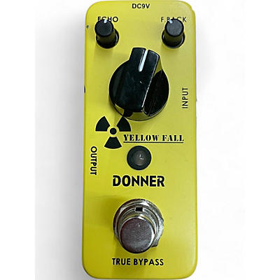 Donner Used Donner yellow fall Effect Pedal Package