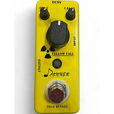 Donner Used Donner yellow fall Effect Pedal