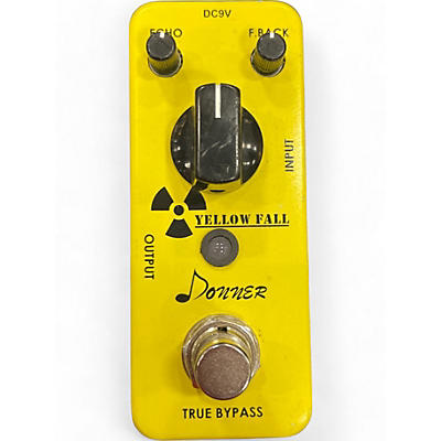 Used Donner yellow fall Effect Pedal