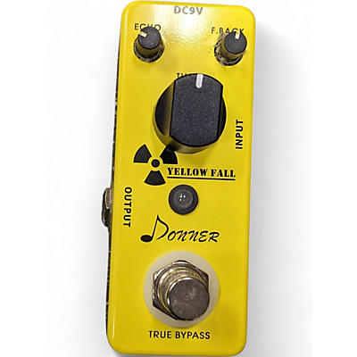 Used Donner yellow fall Effect Pedal