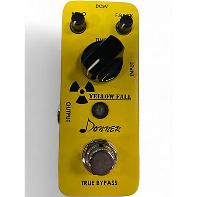 Used Donner yellow fall Effect Pedal