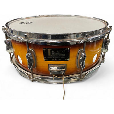 Used Donoho Drums 5.5X14 CUSTOM MAPLE SERIES SNARE 2 Tone Sunburst Drum