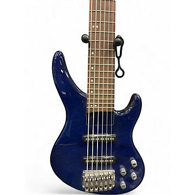 Used Douglas 6 string Black Electric Bass Guitar