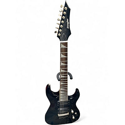 Used Douglas 7 String  Black  Solid Body Electric Guitar