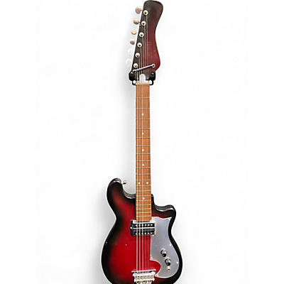 Used Douglas Chrome Plated Red Burst Solid Body Electric Guitar