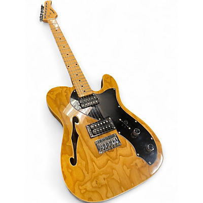 Used Douglas THINLINE HH TELE Natural Hollow Body Electric Guitar
