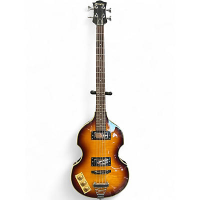 Used Douglas Violin Bass (Lefty) 3 color burst Electric Bass Guitar