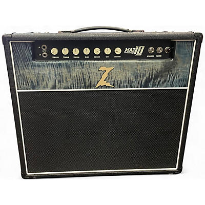 Used Dr Z Maz 18 Jr 18W 1x12 Flamed Maple Tube Guitar Combo Amp