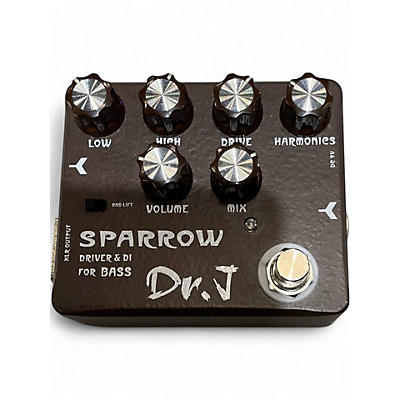 Used Dr. J Pedals D-53 Sparrow Driver & DI Bass Effect Pedal