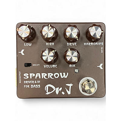 Used Dr. J Pedals D-53 Sparrow Driver & DI Bass Effect Pedal