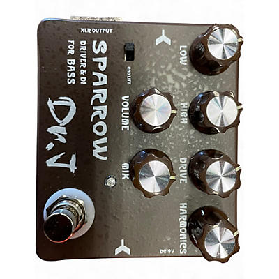 Used Dr. J Pedals D-53 Sparrow Driver & DI Bass Effect Pedal