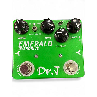 Used Dr. J Pedals EMERALD OVERDRIVE Effect Pedal