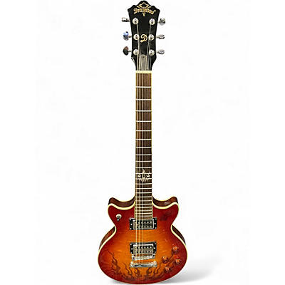 Used Dreambow DR-705 Double Cut  Vintage Sunburst Solid Body Electric Guitar