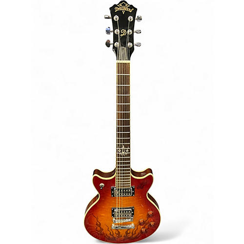 Used Dreambow DR-705 Double Cut  Vintage Sunburst Solid Body Electric Guitar Vintage Sunburst