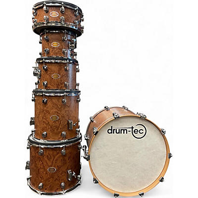 Used Drum-tec  Pro-S Series Walnut Shell Pack Electric Drum Set