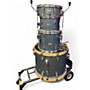 Used DrumCraft 4 Piece Series 8  Blue Drum Kit Blue