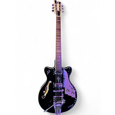 Used Duesenberg Alliance Series "Joe Walsh" Black and Gold Hollow Body Electric Guitar