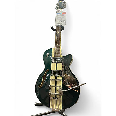 Used Duesenberg Alliance Series Mike Cambell 40th Anniversary Racing Green Twinstripe Hollow Body Electric Guitar