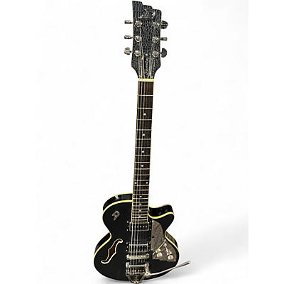 Used Duesenberg DTV-OL Starplayer TV Outlaw+ Black Hollow Body Electric Guitar