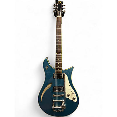 Used Duesenberg Double Cat CATALINA BLUE Hollow Body Electric Guitar