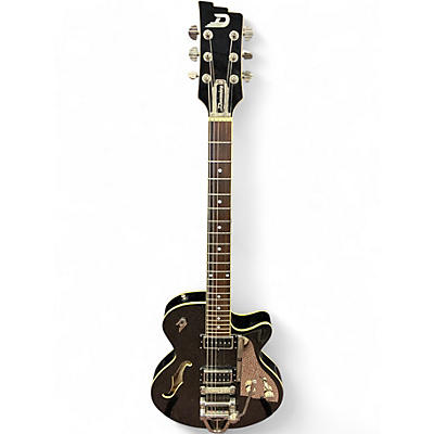 Used Duesenberg Starplayer TV BLACK SPARKLE Hollow Body Electric Guitar