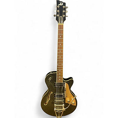 Used Duesenberg Starplayer TV Black Galaxy Sparkle Hollow Body Electric Guitar