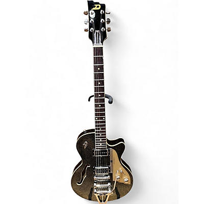 Duesenberg Used Duesenberg Starplayer TV Black and Silver Hollow Body Electric Guitar