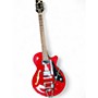 Used Duesenberg Starplayer TV Chrome Red Metallic Hollow Body Electric Guitar Chrome Red Metallic