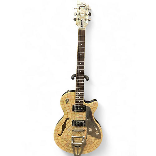 Used Duesenberg Starplayer TV Pearl Ice Pearl Hollow Body Electric Guitar Ice Pearl