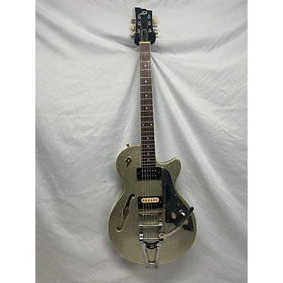 Duesenberg USA Used Duesenberg Starplayer TV Silver Sparkle Hollow Body Electric Guitar