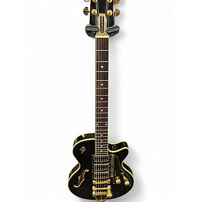 Used Duesenberg Starplayer tv custom  Black and Gold Hollow Body Electric Guitar