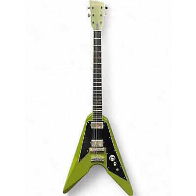 Dunable Guitars Used Dunable Guitars Asteroid USA Custom Shop Russian Muff Green Solid Body Electric Guitar