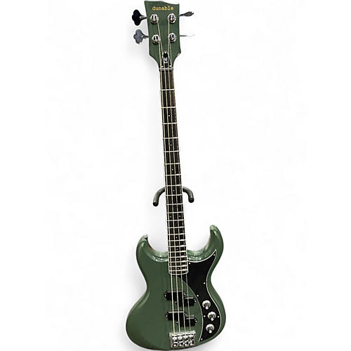 Used Dunable Guitars DE GNARWHAL Royal Olive Electric Bass Guitar Royal Olive