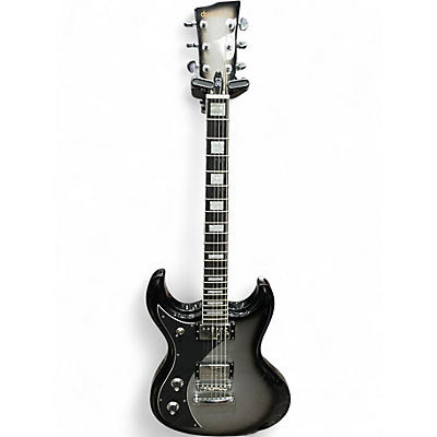 Used Dunable Guitars GNARWHAL Black and Silver Solid Body Electric Guitar