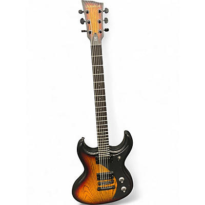 Used Dunable Guitars Gnarwhal DE Baritone Sandblast Amber Tobacco Solid Body Electric Guitar