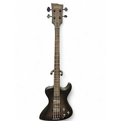 Used Dunable Guitars R2 USA Satin Ebony Burst Electric Bass Guitar
