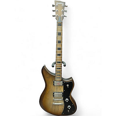 Used Dunable Guitars Yeti Burnt Charcoal Burst Solid Body Electric Guitar