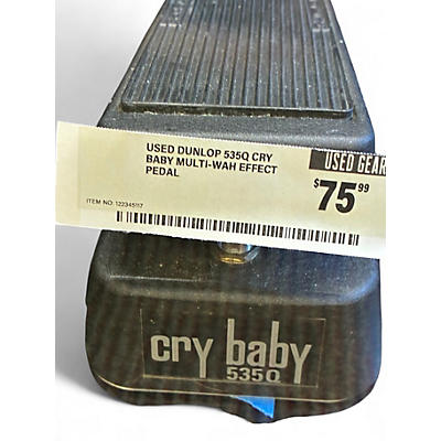 Used Dunlop 535Q Cry Baby Multi-Wah Effect Pedal