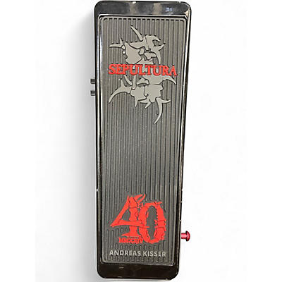 Used Dunlop AK95MMXXIV Sepultura 40th Anniversary Limited Edition Cry Ba Effect Pedal