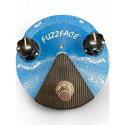 Used Dunlop FFM1 Silicon Fuzz Face Mini Blue Effect Pedal