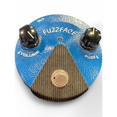 Used Dunlop FFM1 Silicon Fuzz Face Mini Blue Effect Pedal