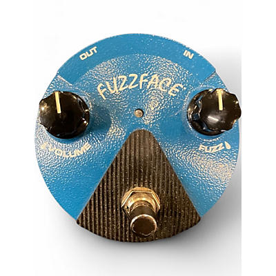 Used Dunlop FFM1 Silicon Fuzz Face Mini Blue Effect Pedal