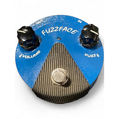 Used Dunlop FFM1 Silicon Fuzz Face Mini Blue Effect Pedal