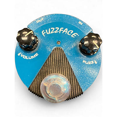 Used Dunlop FFM1 Silicon Fuzz Face Mini Blue Effect Pedal