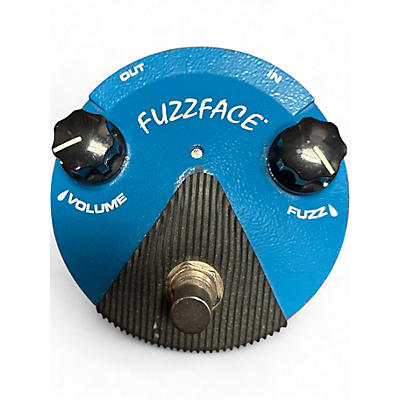Used Dunlop FFM1 Silicon Fuzz Face Mini Blue Effect Pedal