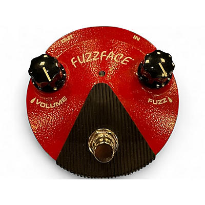 Used Dunlop FFM2 Germanium Fuzz Face Mini Red Effect Pedal