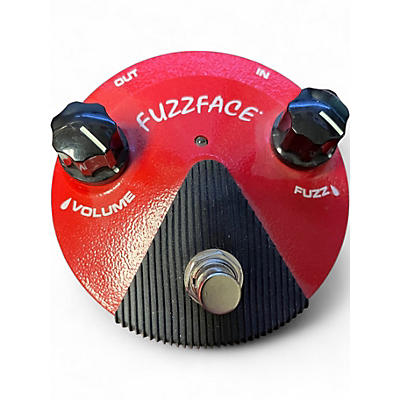 Used Dunlop FFM2 Germanium Fuzz Face Mini Red Effect Pedal