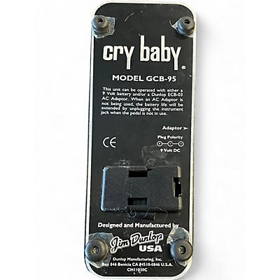 Used Dunlop GCB95 Original Crybaby Wah Effect Pedal