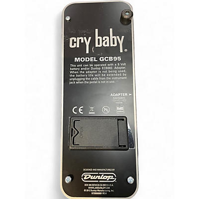 Used Dunlop GCB95 Original Crybaby Wah Effect Pedal