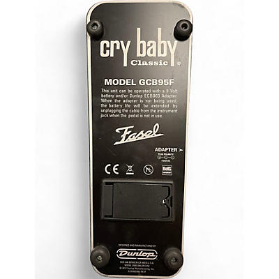 Dunlop Used Dunlop GCB95F Crybaby Classic Wah With Fasel Inductor Effect Pedal